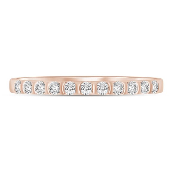 Rose Gold Morganite & Two Diamond Rings Set – $1,600 - Picture 7 of 7